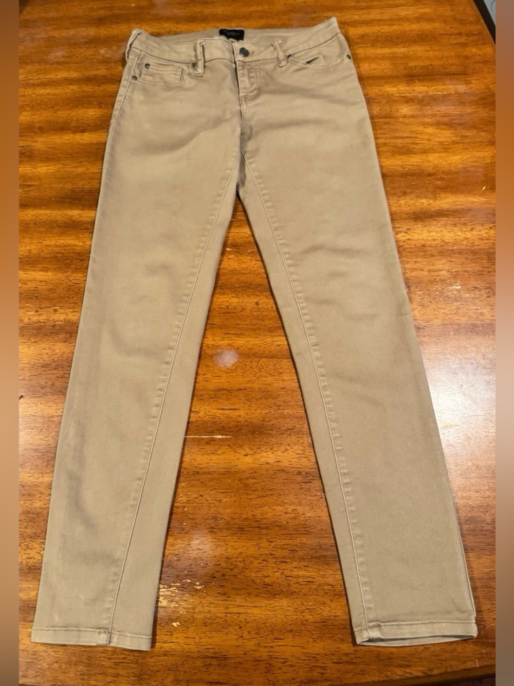 Celebrity Pink Women's Skinny Fit Jeans in Khaki Size 5/27